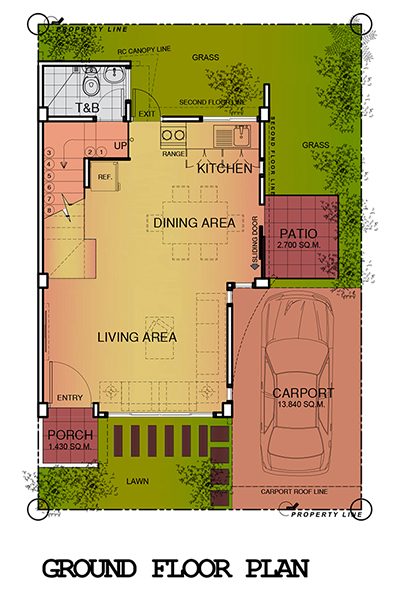margarette model floor plan in eastland estate liloan