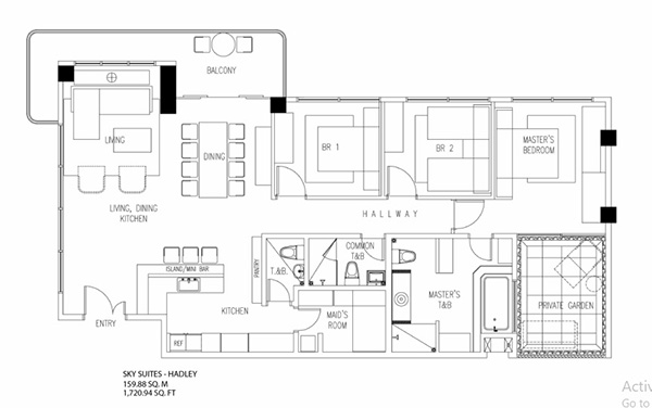 penthouse floor plan