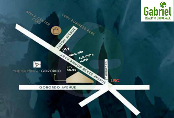vicinity map of gorordo suites condominium