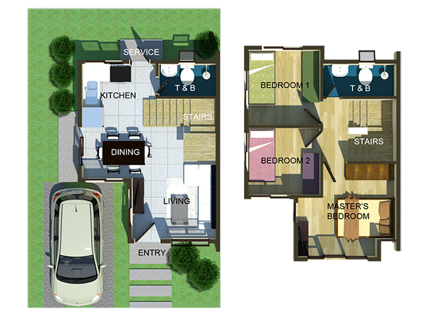 PICA Townhouse Outer Model floor plan
