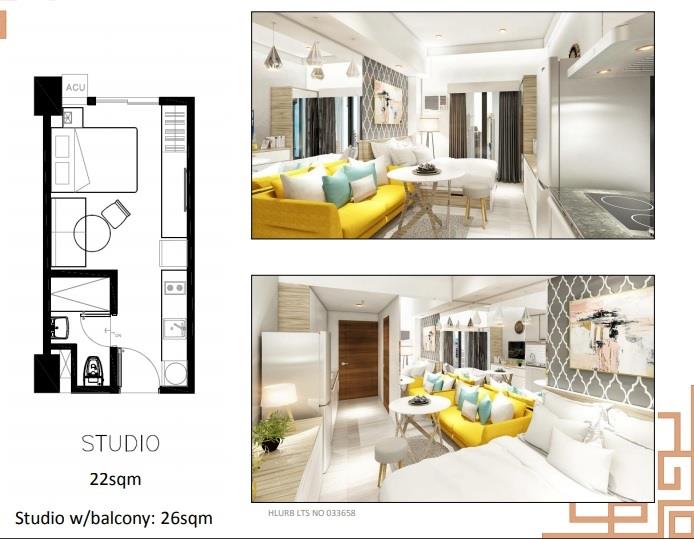 sun park royal hotel and residences studio unit floor plan
