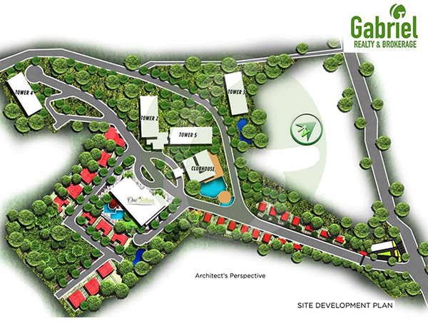 the site development plan in one tectona villas