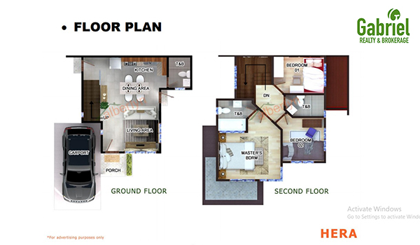 single detached floor plan