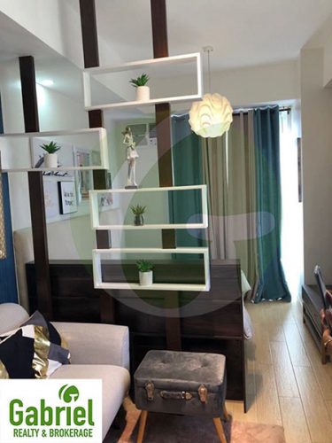 furnished condominium floor lay out