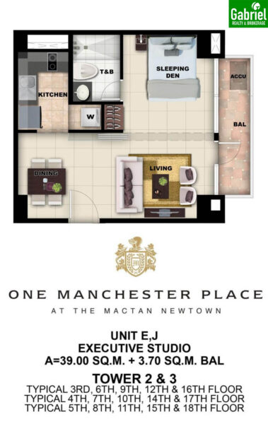 One Manchester Executive Studio w/ Balcony