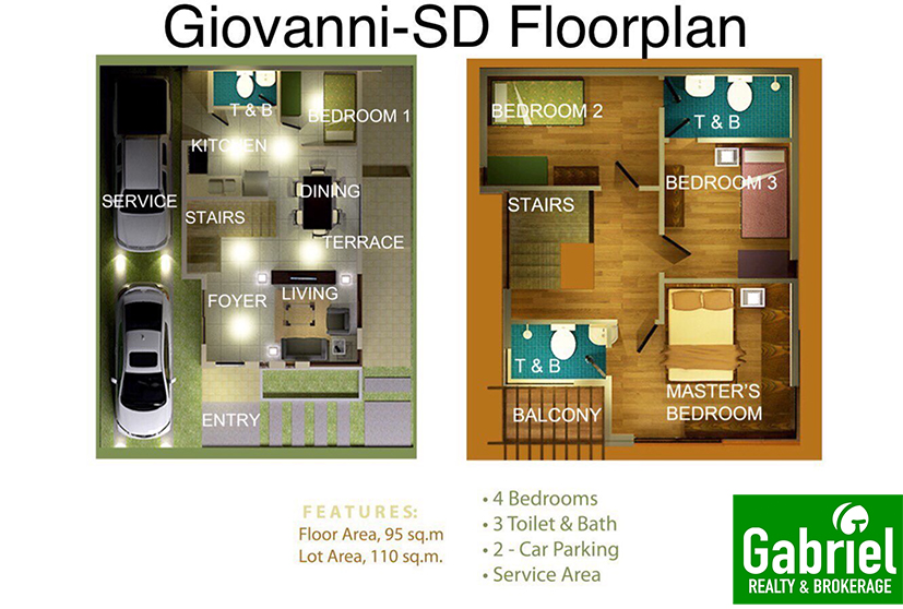 giovanni single detached house floor plan