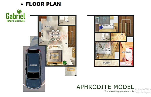 aphrodite model floor plan