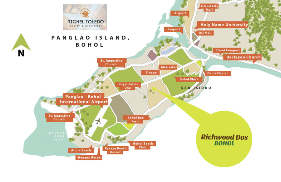 location of richwood homes panglao bohol