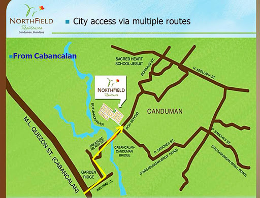 northfield residences vicinity map