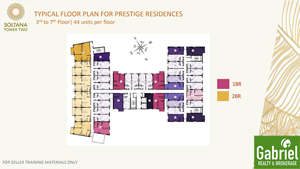 floor plan for prestige residences in soltana tower 2