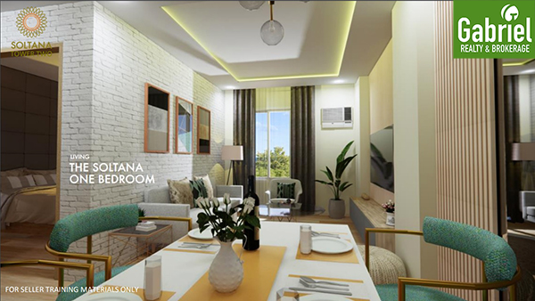 1 bedroom floor lay out, soltana nature residences