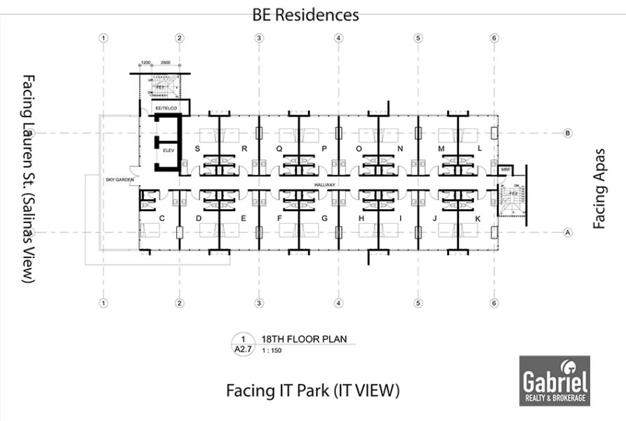 bloq residences lahug, building floor plan
