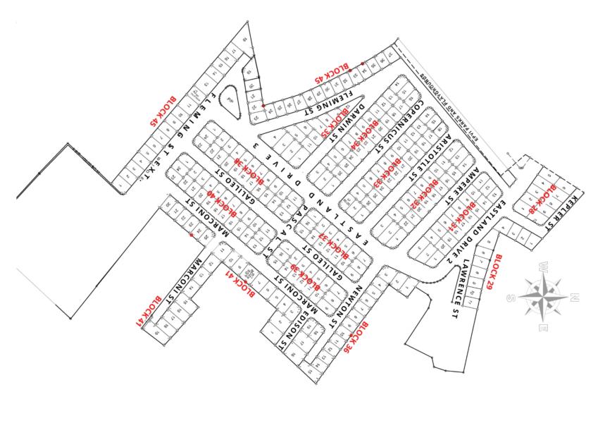eastland subdivision site development plan