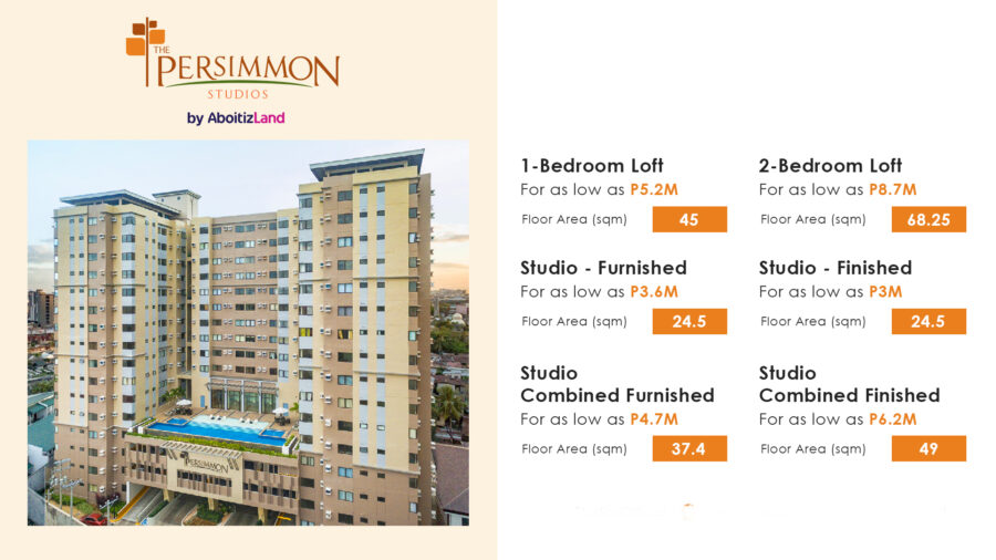 the persimmon, rent to own condominium in cebu city
