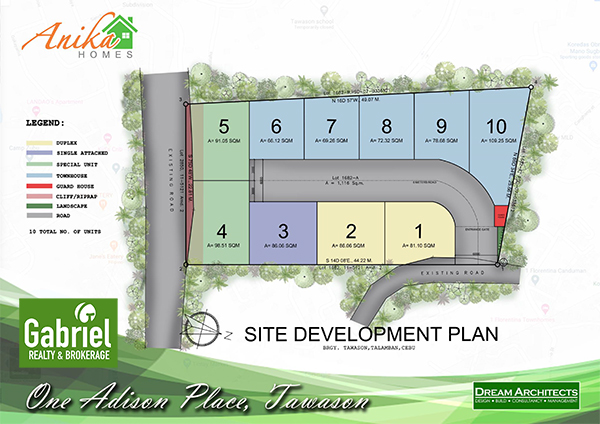site development of one adison place by anika homes tawason