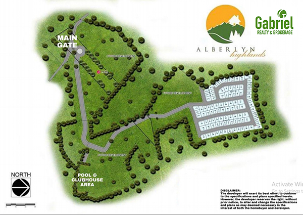 site development plan, alberlyn highlands