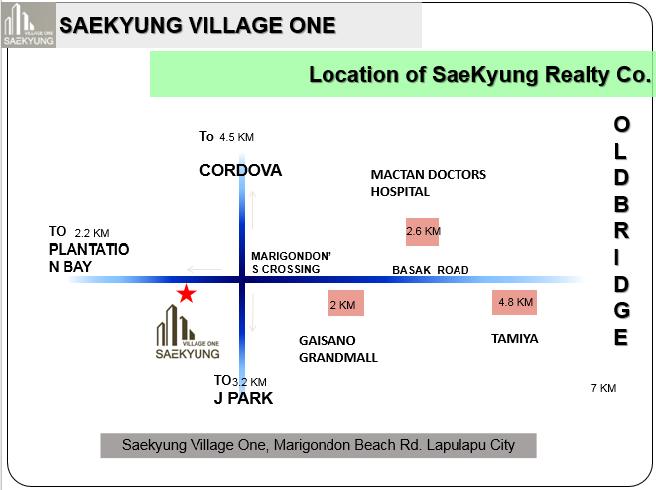 saekyung village one vicinity map