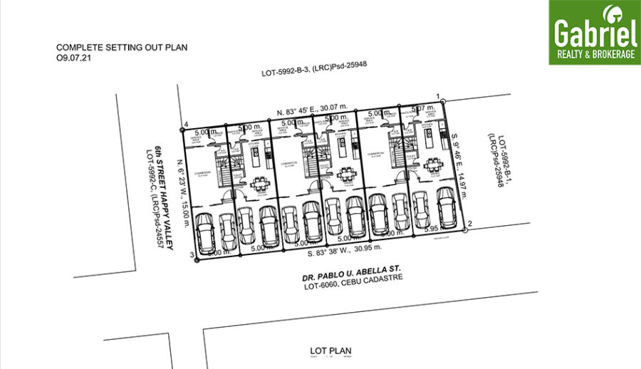 site development plan of happy homes subdivision