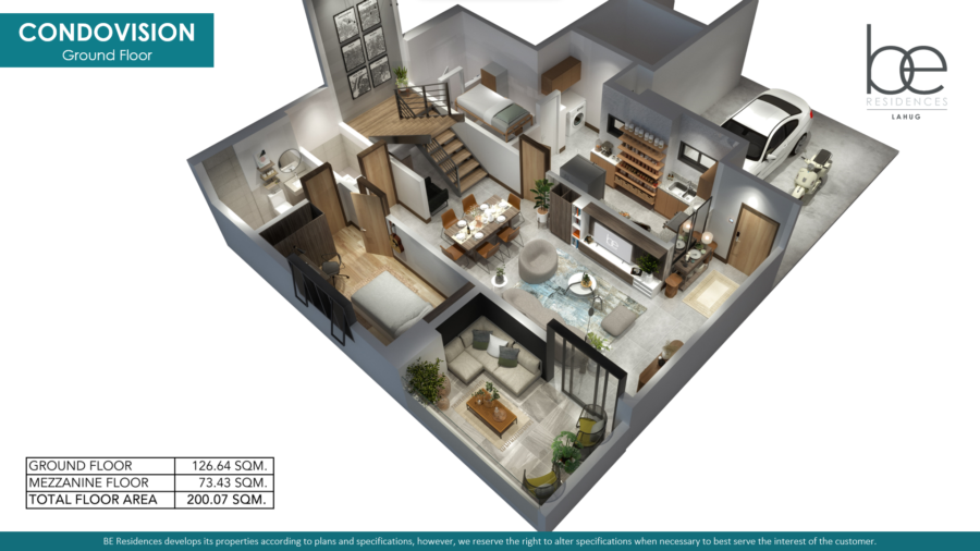 condovision floor plan, be residences lahug