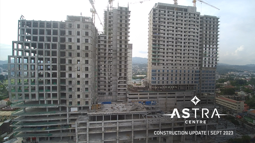 astra centre construction update, astra condominium in near cebu it park