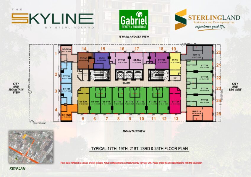 skyline residences building floor plans