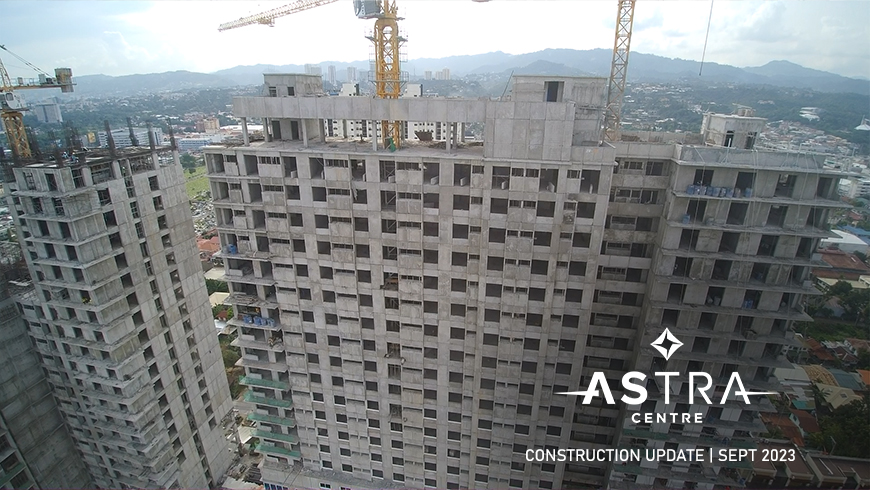 astra centre construction update, astra condominium in near cebu it park