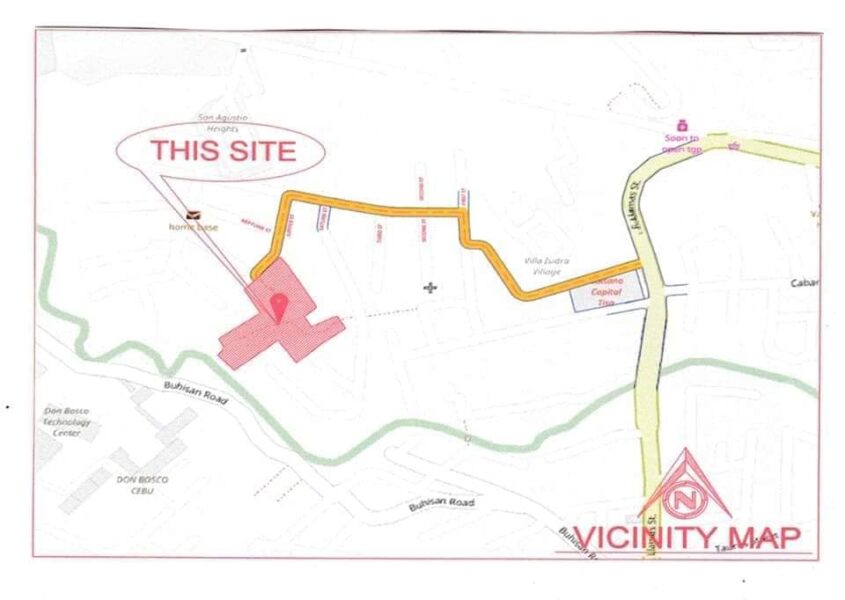 vicinity map of santa monica estate tisa