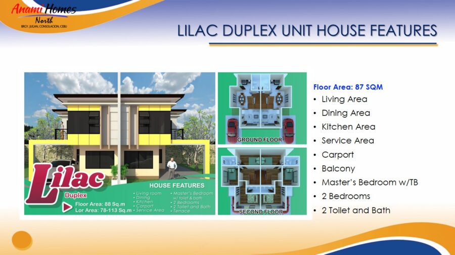 lilac duplex house features