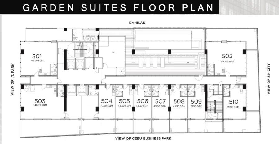 garden suites floor plan, meridian