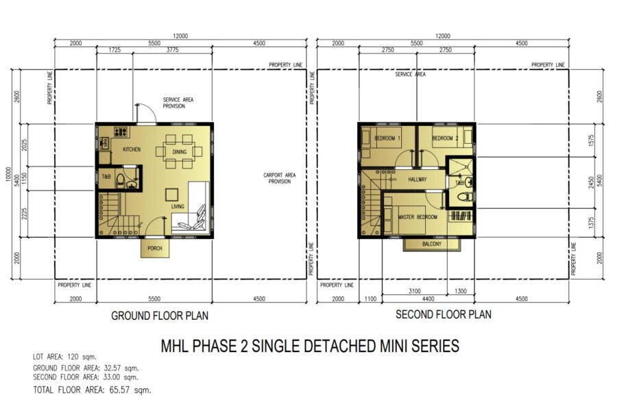 single detached house floor plan