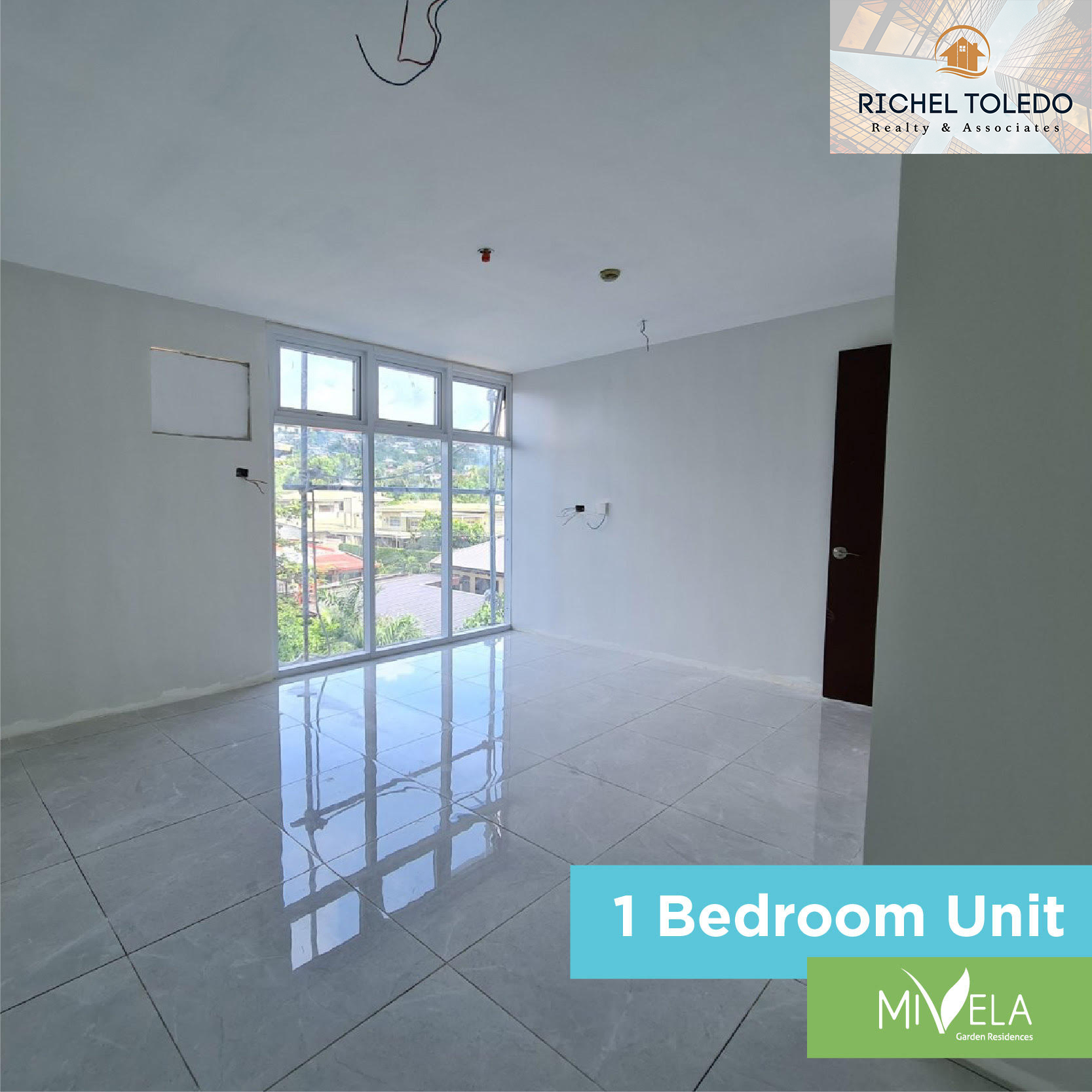 1 bedroom with balcony for sale in cebu city, mivela garden residences