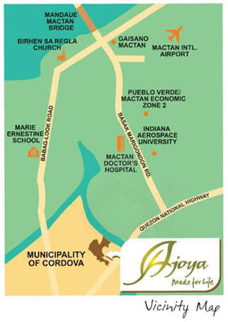 vicinity map of ajoya cordova