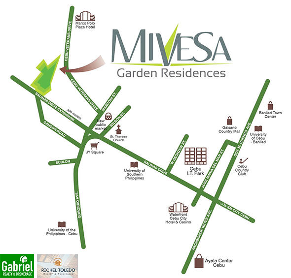 MIvesa Garden Residences Location