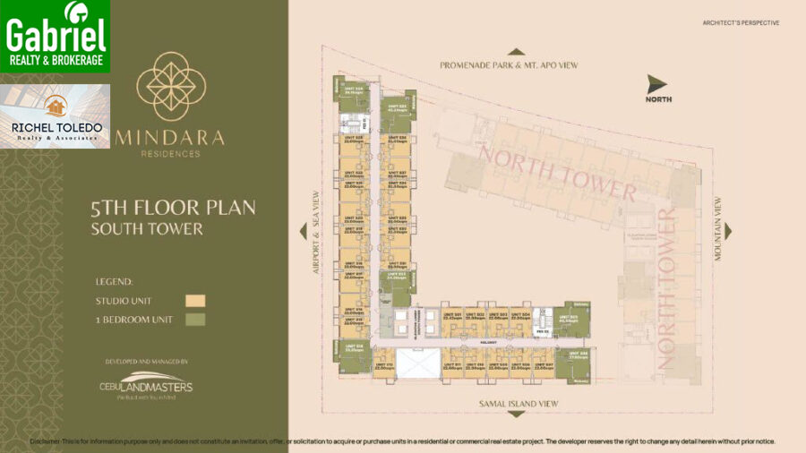 Mindara Residences South Tower Floor Plan