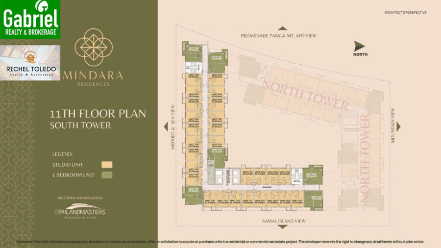 Mindara Residences South Tower Floor Plan