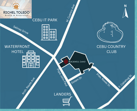 IPI center by rockwell cebu, vicinity map