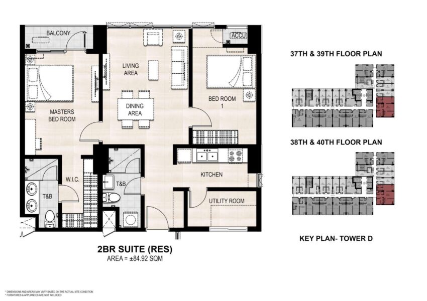 2 bedroom for sale in city clou tower d