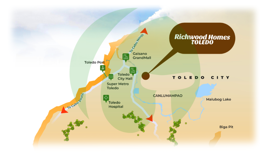 Richwood Homes Toledo Location Map